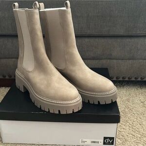 Dolce Vita Women's Chelsea Stone Color Boots Size 8